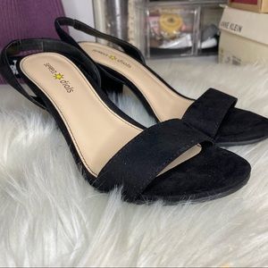 Ramsbury Black Short Heels